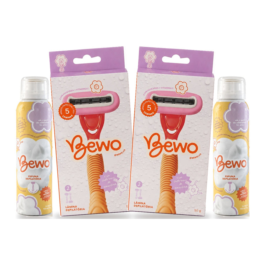 KIT 20% - 2 Lâminas + 2 Espumas